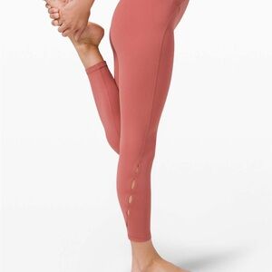 lululemon athletica Rosewood High-Rise Leggings with Cutout Detail